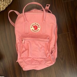 Pink backpack Fjallraven